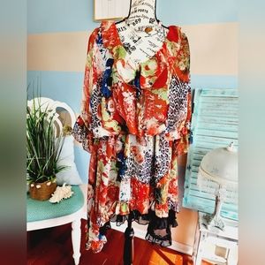 18. NWT Urban Mango Hi-low Printed Dress